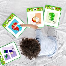 어린이집 역활놀이 활동 교육 자료 채소의 겉과속 양면 자석 화이트보드 퍼즐
