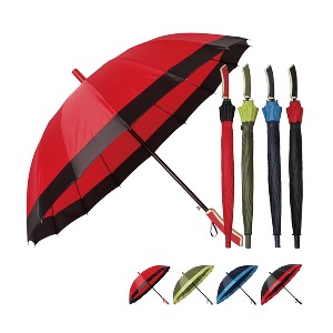 장우산 55cm 16K 포리 칼라 보다 장우산 (4색랜덤)