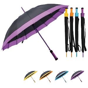 장우산 60cm 16K 중봉 멜빵 보다 자동 우산(4색랜덤)