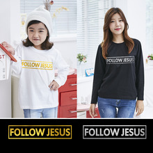 반짝반짝 포일아트긴팔_Follow Jesus 1_(성인/아동)
