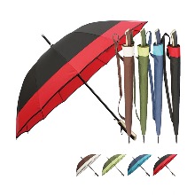 장우산 60cm 14K 칼라 멜빵 보다 자동 우산(4색랜덤)