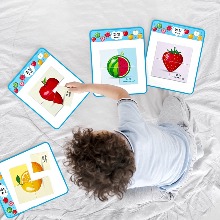 어린이집 역활놀이 활동 교육 자료 과일의 겉과속 양면 자석 화이트보드 퍼즐
