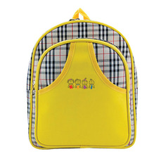 어린이집 가방 유아 유치부 가방 KY149(체크노랑/수제가방)